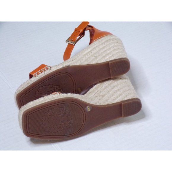 🆕 VINCE CAMUTO Meddrina Espadrille Wedge Ankle Strap Sandal Shoes 6.5 - Picture 11 of 11